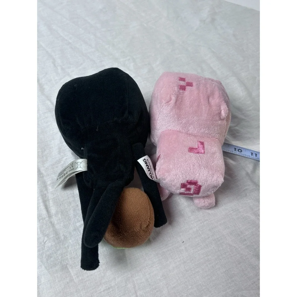 Minecraft Mojang Jinx Plushies Pink Pig Enderman